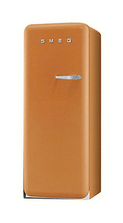Smeg FAB28YO1 Fridge A++ Energy Rating, 60cm Wide, Left-Hand Hinge, Orange